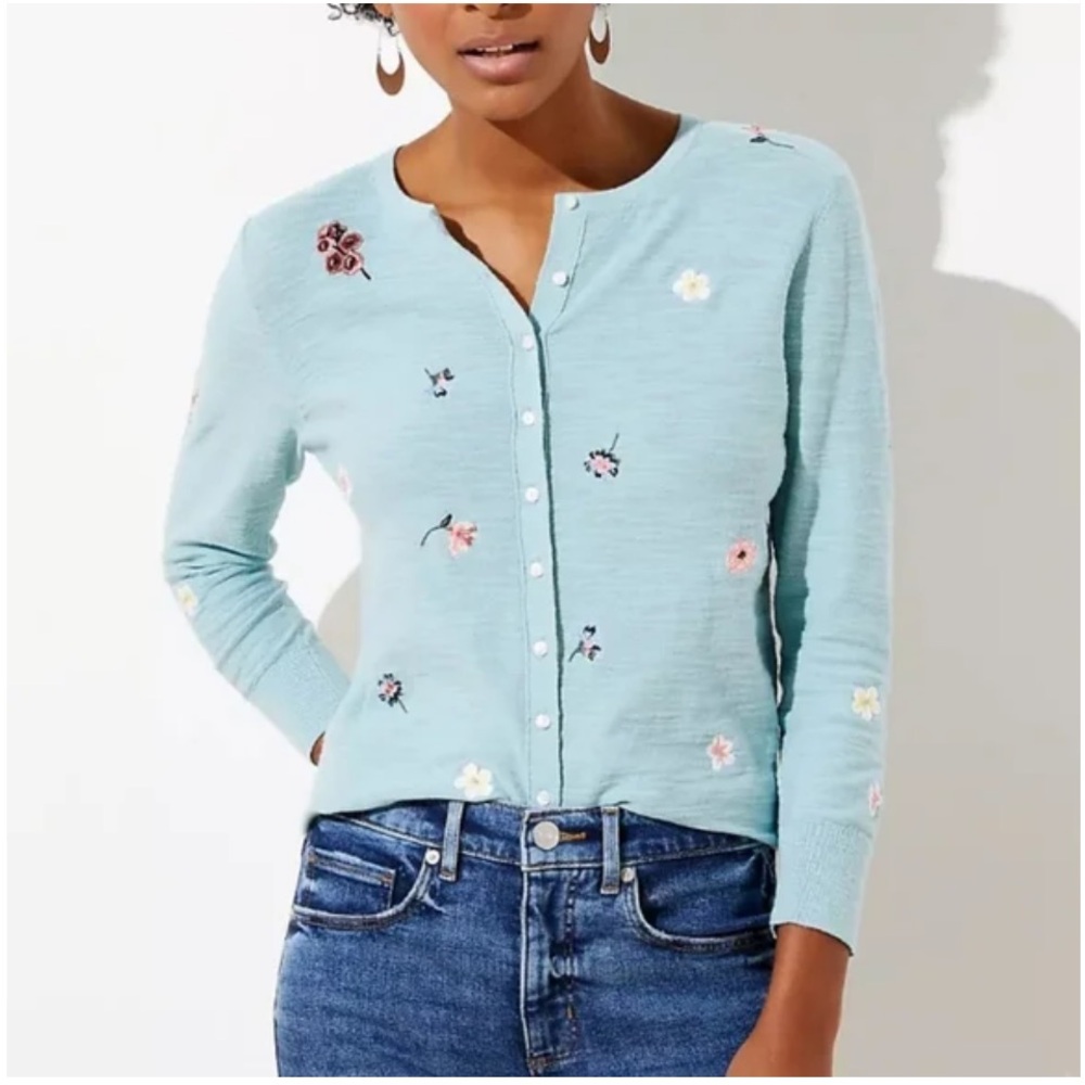 Loft button down cardigan